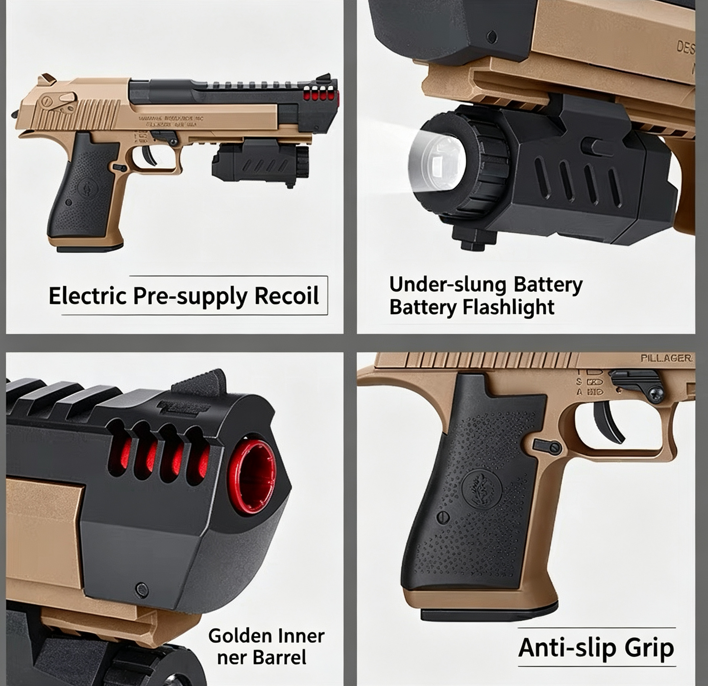 Handi Desert Eagle Blowback Gel Blaster Pistol