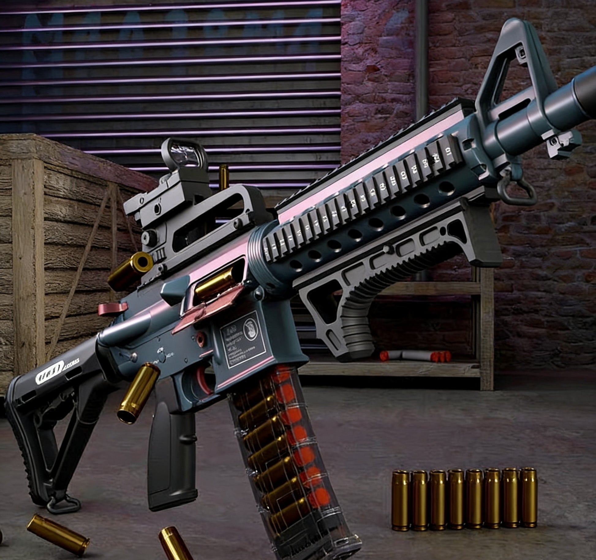 Handi M4A1 Electric Shell-Ejecting Nerf Rifle