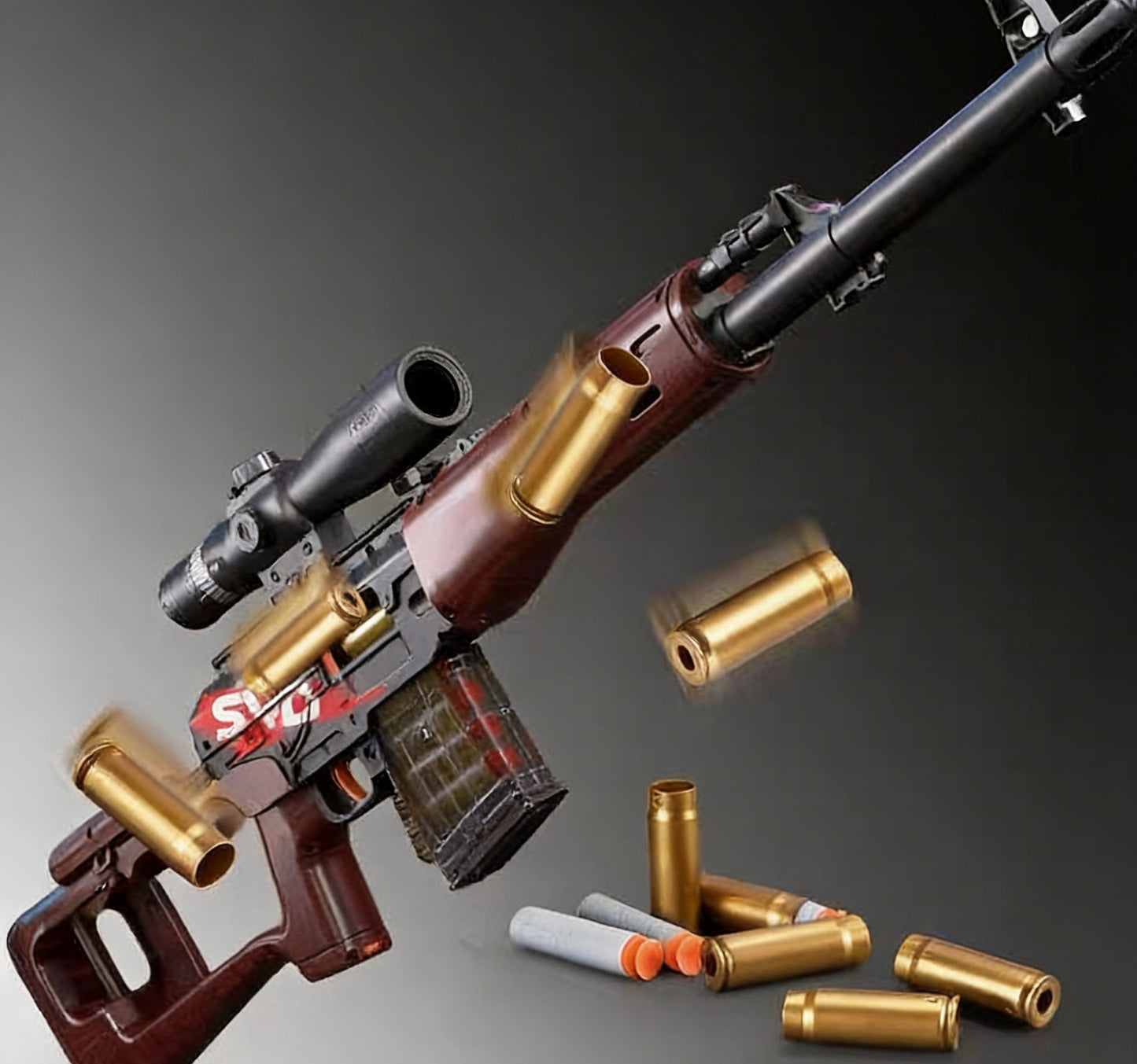 Handi SVD Manual Bolt-Action Nerf Sniper