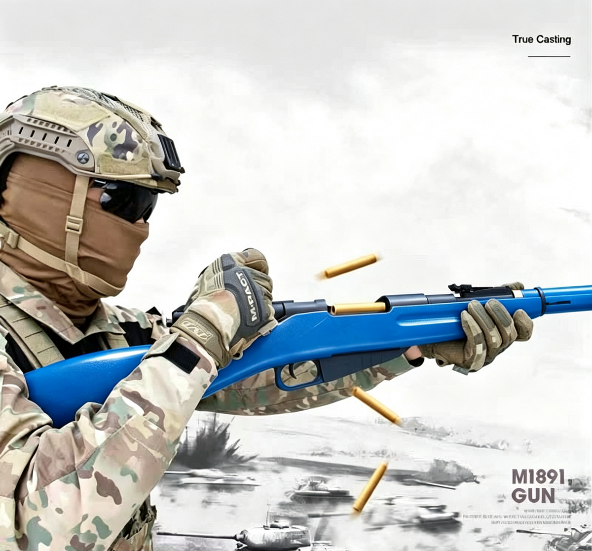 Hanke Mosin Nagant Bolt-Action Nerf Sniper