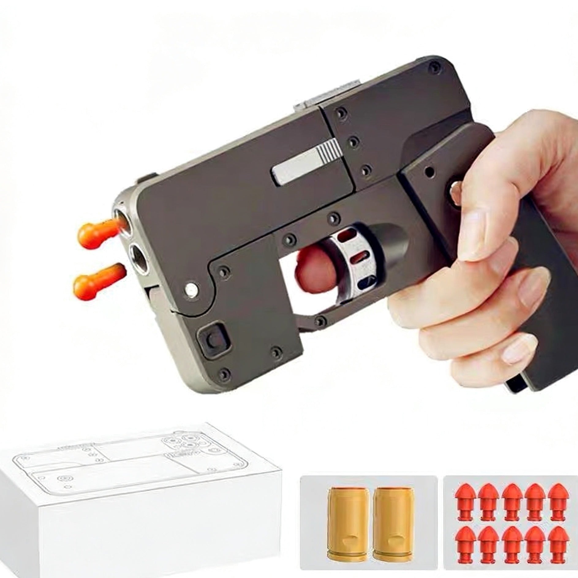 IC3SO Foldable Phone-Style Fidget Toy Gun