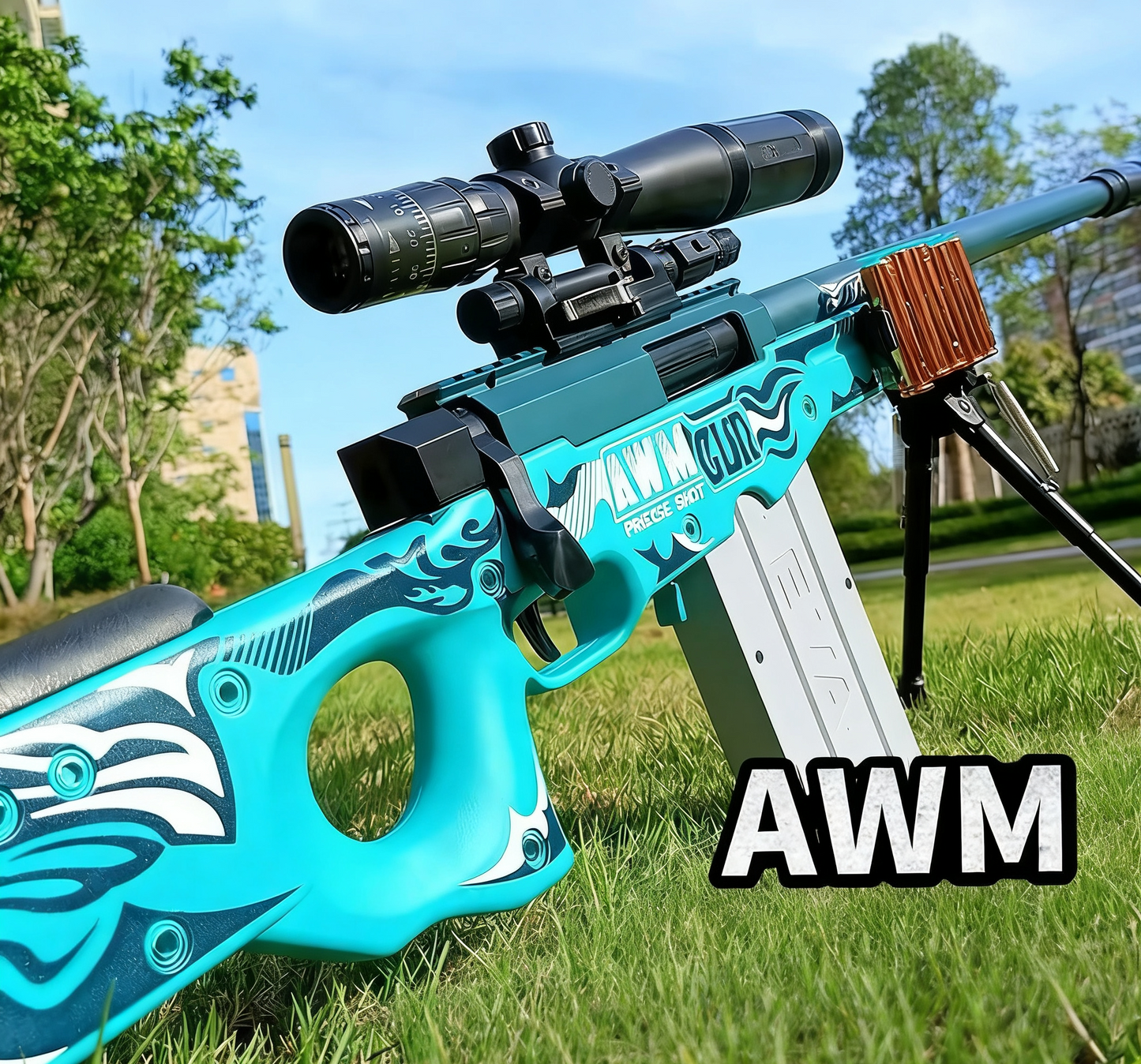 JF AWM Shell-Ejecting nerf Sniper Rifle