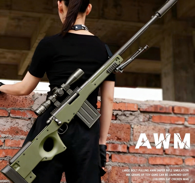 JF AWM Shell-Ejecting nerf Sniper Rifle