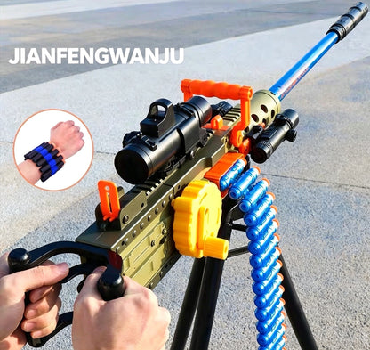 JF M2 Full-Auto Chain  Nerf Machine Gun
