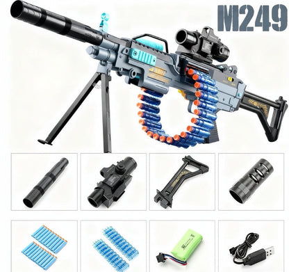 Jianfeng M249 Electric & Manual nerf machine gun