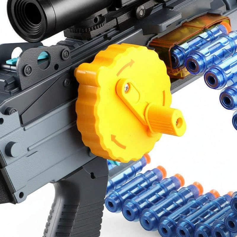 Jianfeng M249 Electric & Manual nerf machine gun