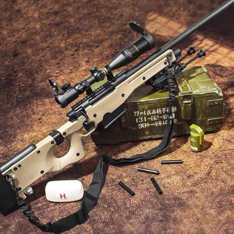 JieYing AWM Shell Ejection Nerf Guns Sniper