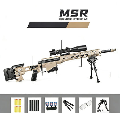 JieYing Remington MSR Shell Ejecting Nerf Sniper