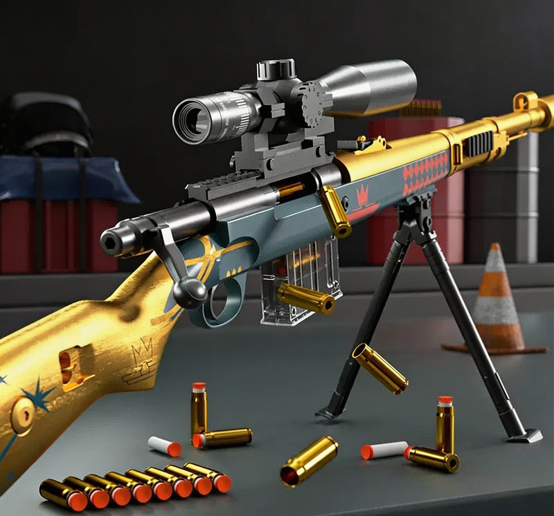 Kar98k Shell-Ejecting Nerf Sniper Rifle With Scope