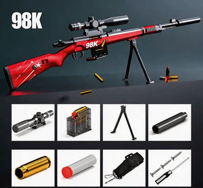 Kar98k Shell-Ejecting Nerf Sniper Rifle With Scope