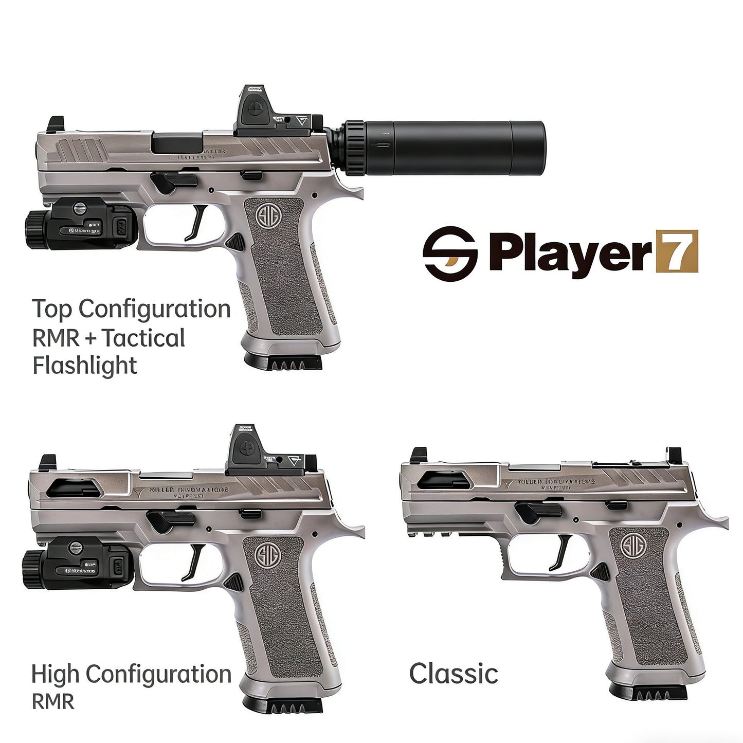 Knight DK05 P320 Ki Semi-Auto Gel Blaster Pistol