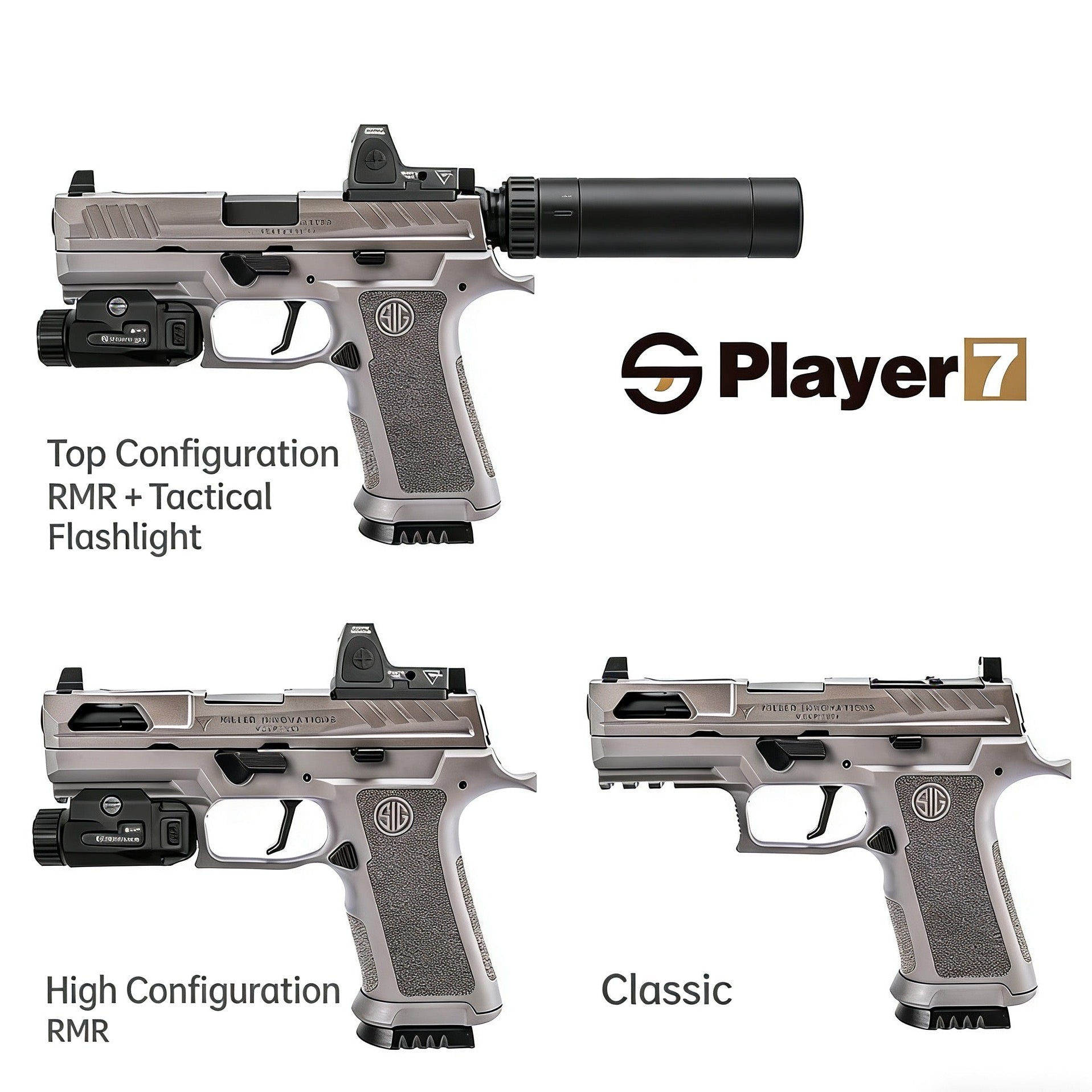 Knight DK05 P320 Ki Semi-Auto Gel Blaster Pistol