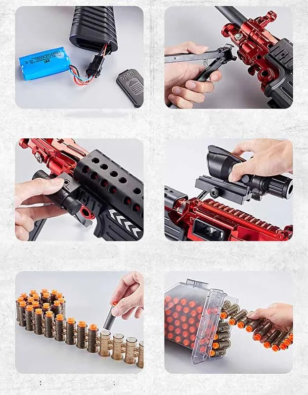 Lehui M249 Realistic Nerf Machine Gun