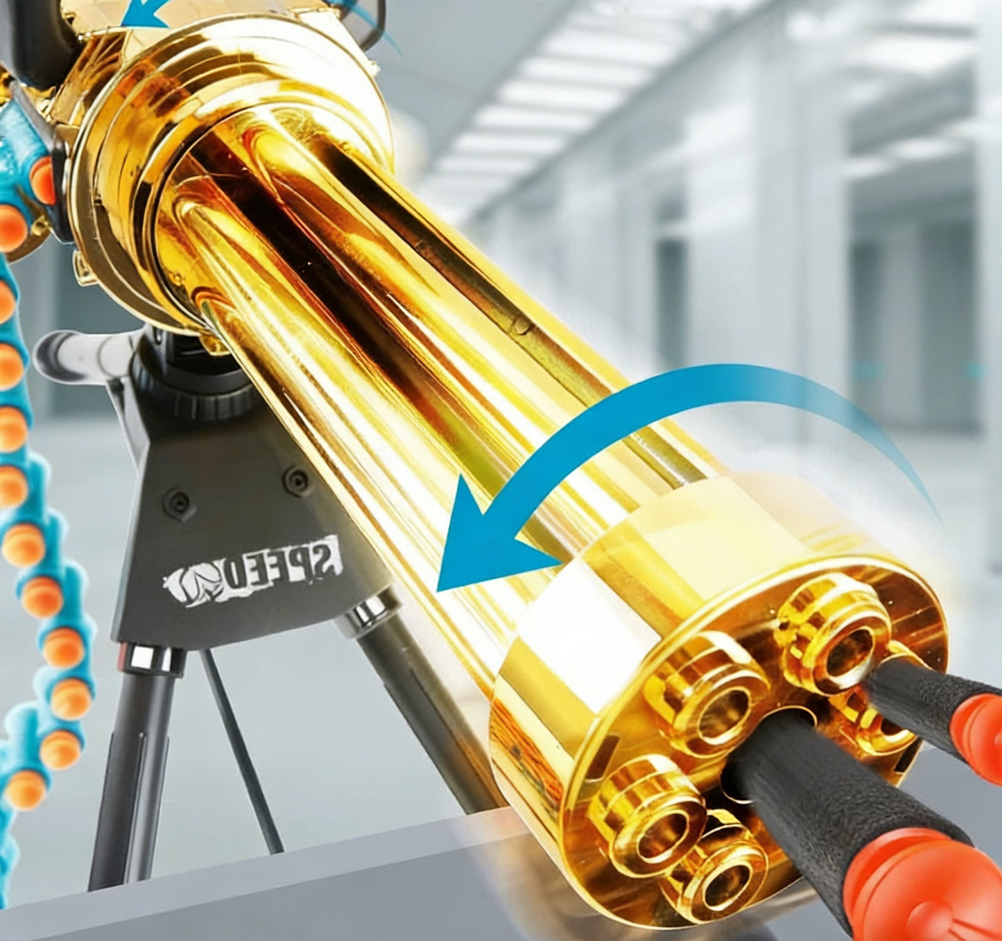 Lehui fully automatic Gatling Nerf Machine Gun