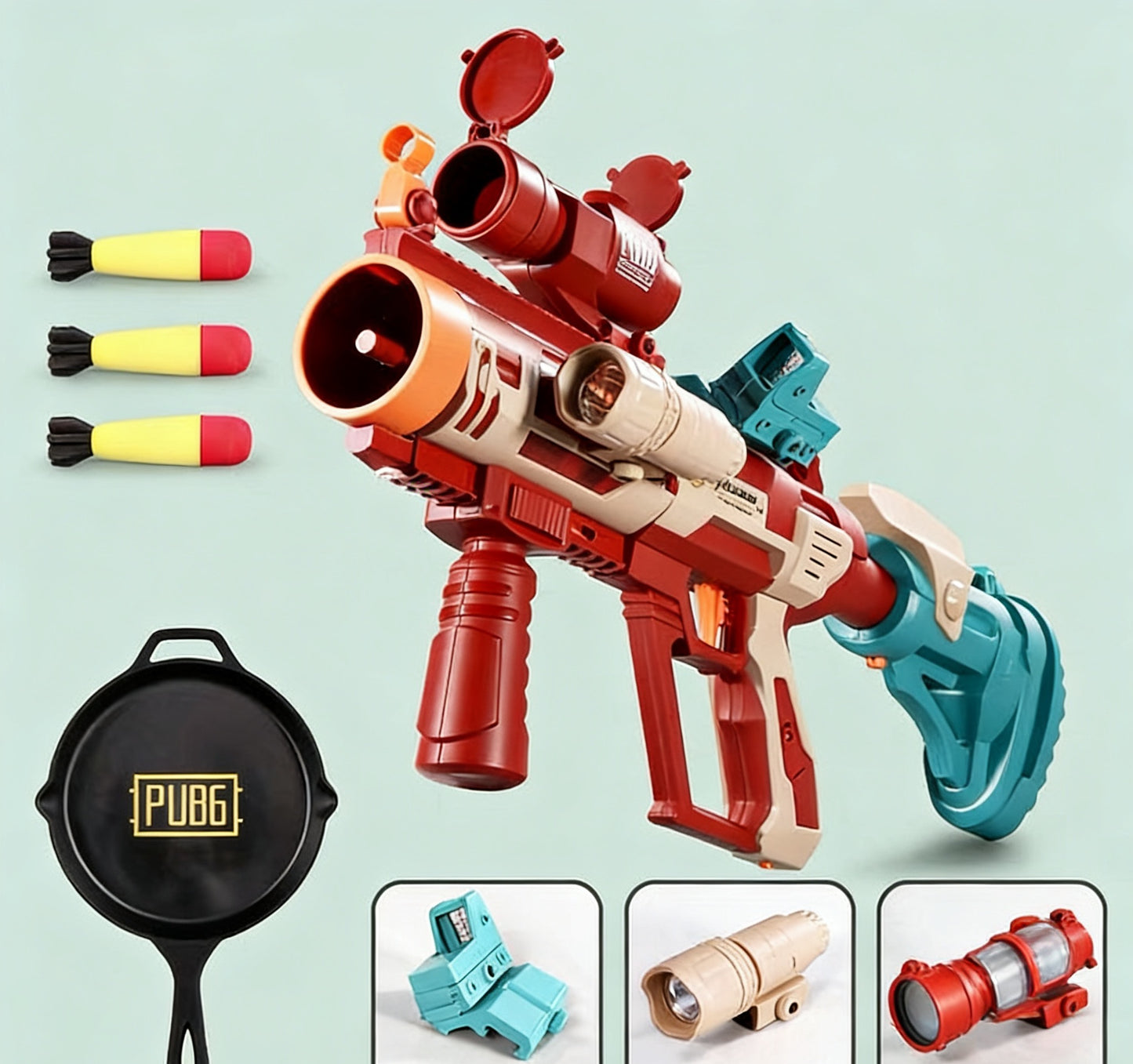 Light & Sound EVA Nerf Rocket Launcher