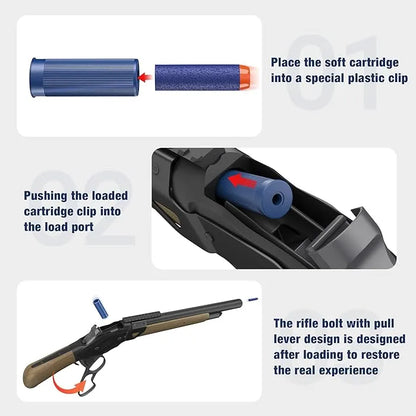 UDL Winchester M1887 Lever Action Nerf Shotgun