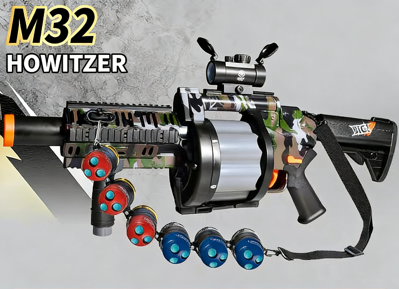 M32 Triple-Barrel Nerf Grenade Launcher