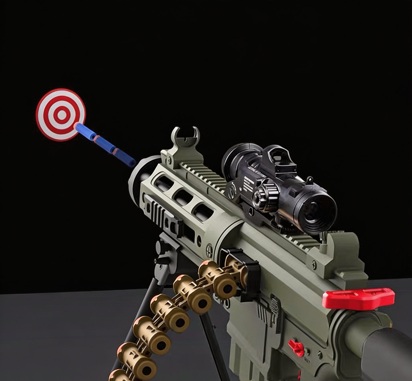 M416 Gatling Barrel Rotation Nerf Machine Gun