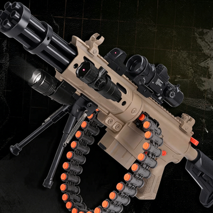 M416 Gatling Barrel Rotation Nerf Machine Gun