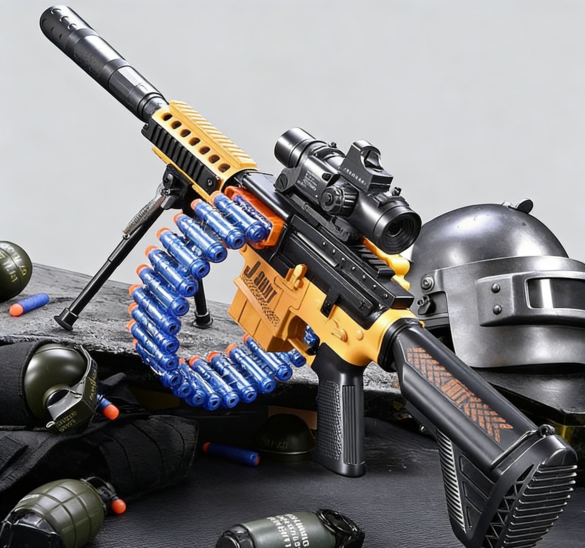 M416_Chain-fed_Nerf_Machine_Gun