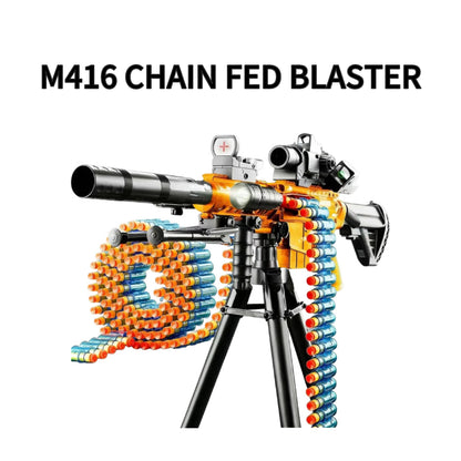 M416 Chain Fed Nerf Machine Gun 
