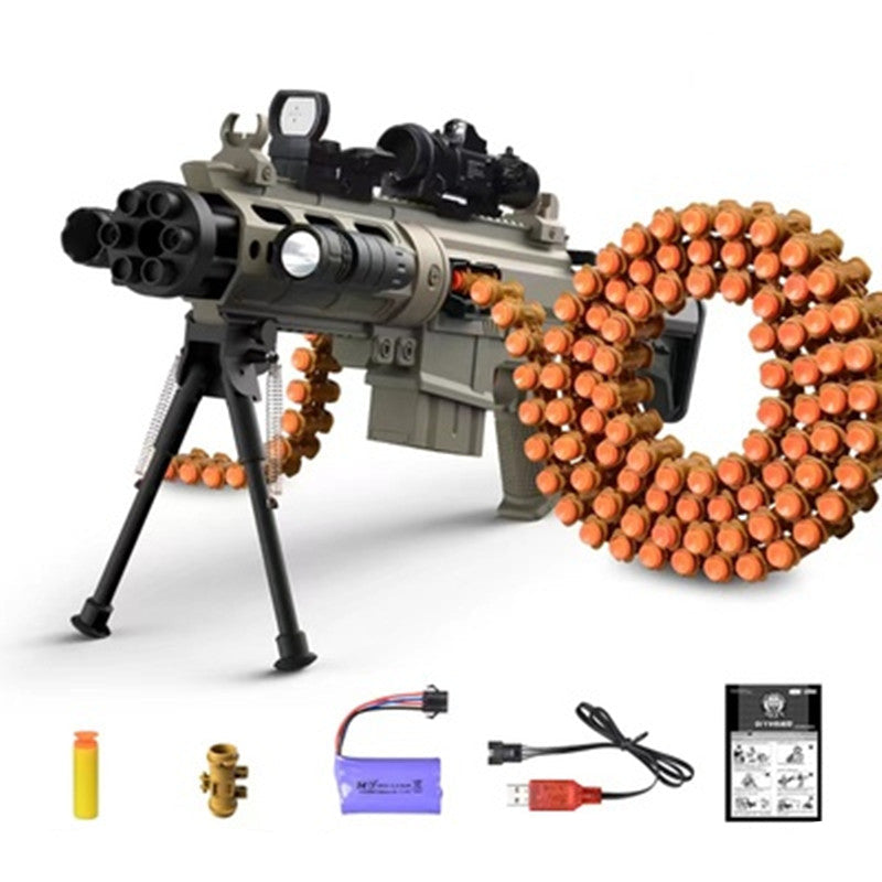 M416 Gatling Barrel Rotation Nerf Machine Gun