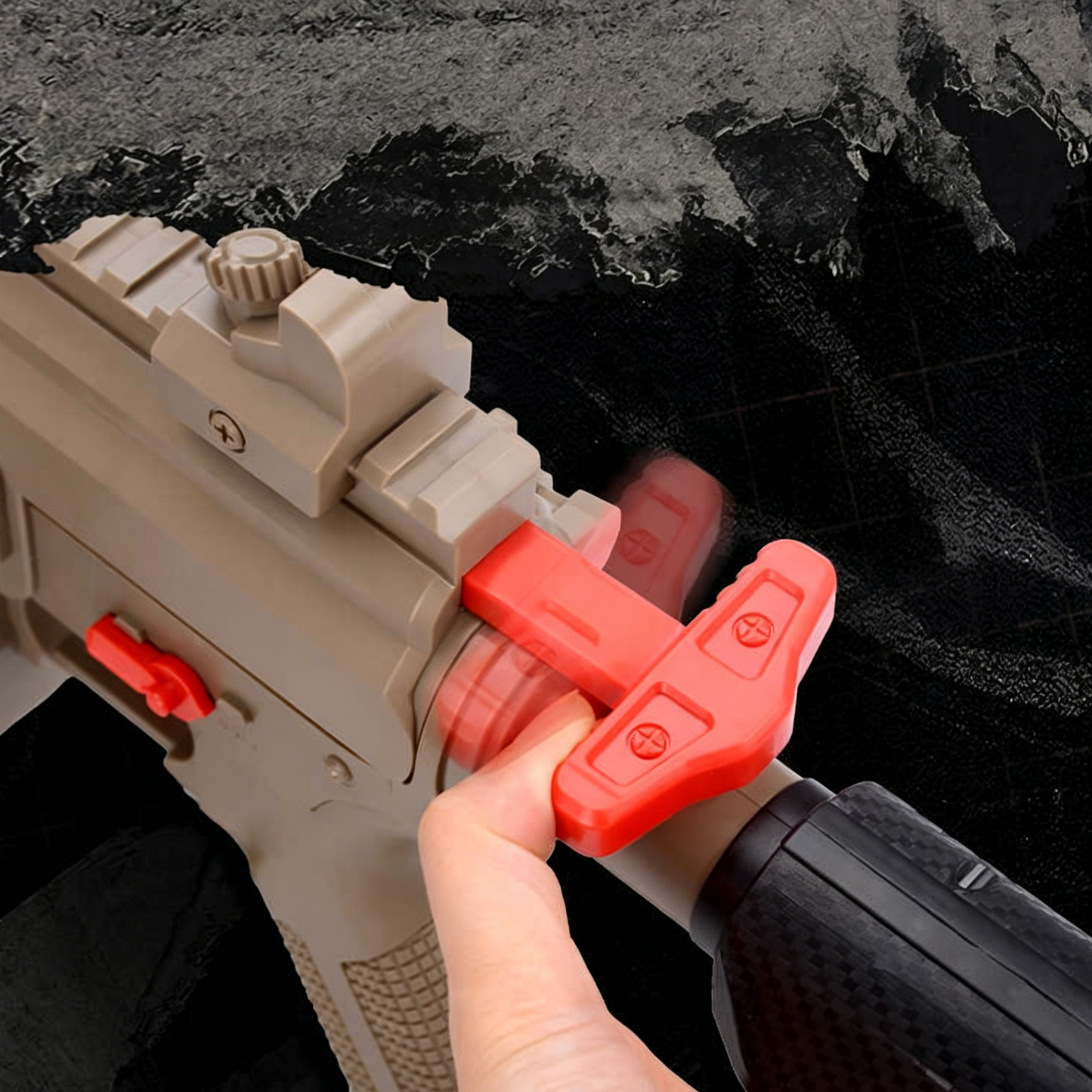 M416 Gatling Barrel Rotation Nerf Machine Gun