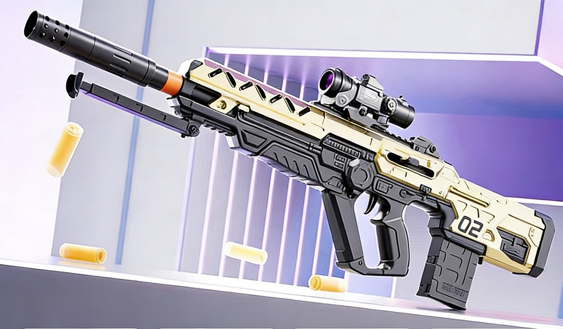 M416 Sci-Fi Cool Manual Nerf Rifle
