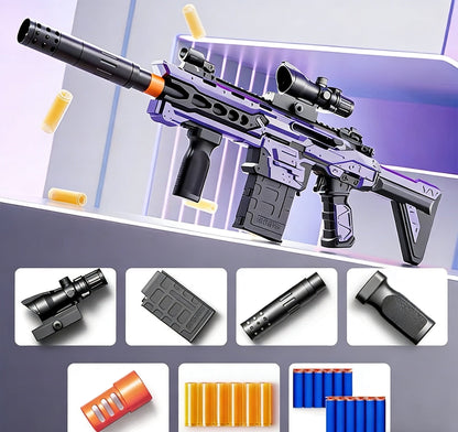 M416 Sci-Fi Cool Manual Nerf Rifle