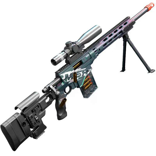 MSR Foldable Shell Ejecting Nerf Sniper Rifle