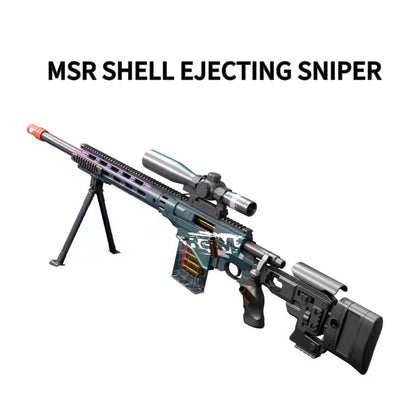 MSR Foldable Shell Ejecting Nerf Sniper Rifle