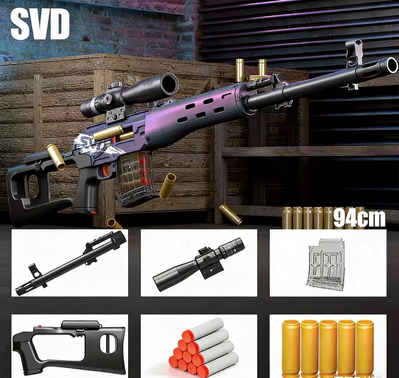 Handi SVD Manual Bolt-Action Nerf Sniper