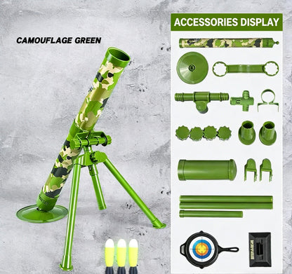 Manual Mortar Cannon Nerf Rocket Launcher