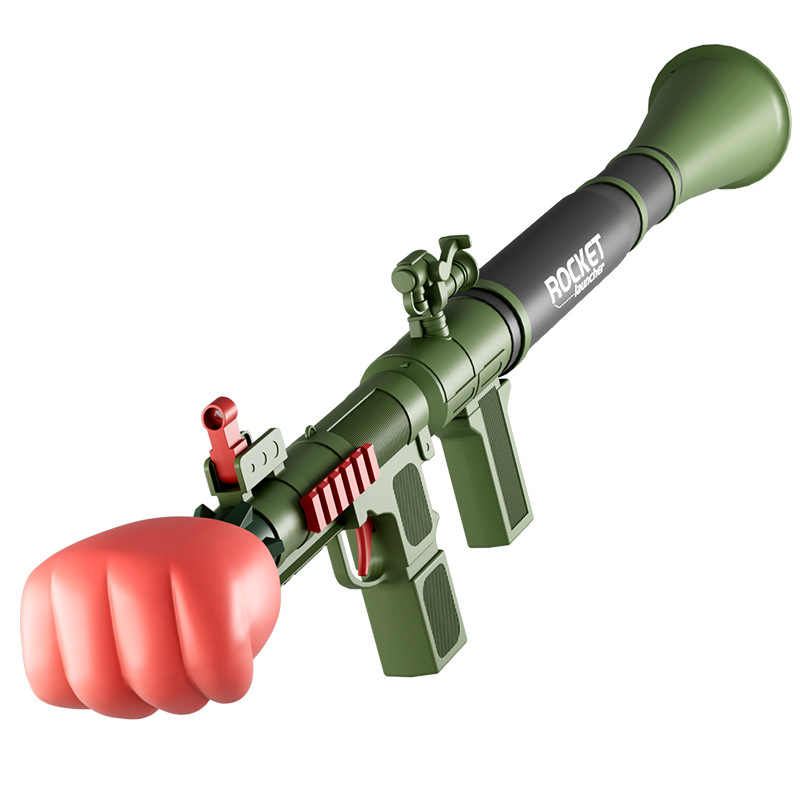 Manual Single Shot Nerf Rocket Launcher