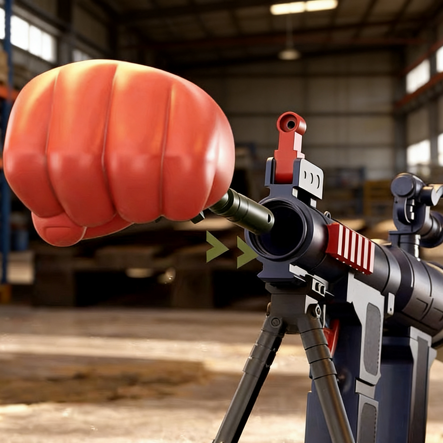 Manual Single Shot Nerf Rocket Launcher