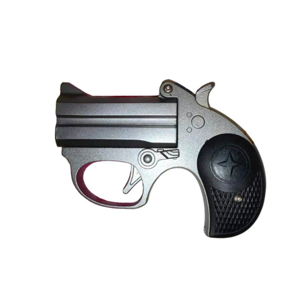 Mini Derringer Alloy Flip-Barrel Nerf Pistol