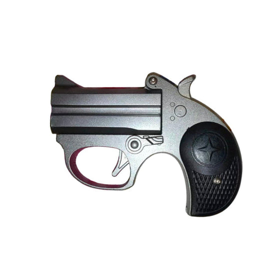 Mini Derringer Alloy Flip-Barrel Nerf Pistol