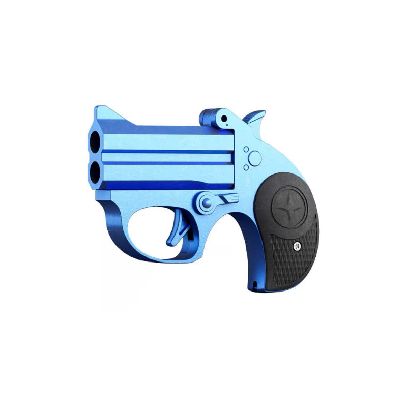 Mini Derringer Alloy Flip-Barrel Nerf Pistol