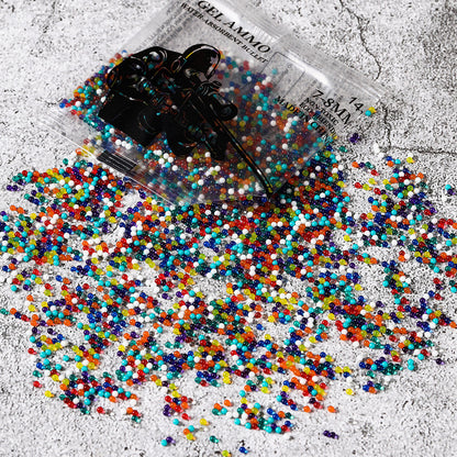 7–8mm Hardened Multicolor Gel Balls 10,000 pcs