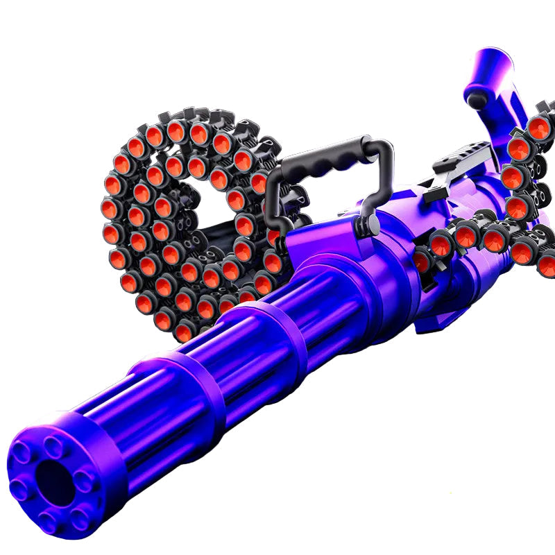 Electric Nerf Gatling Gun With Rotating Belt