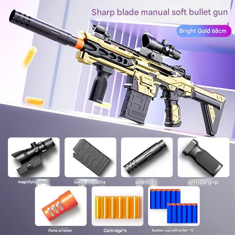 M416 Sci-Fi Cool Manual Nerf Rifle