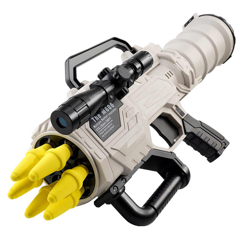 New Large 6-Shot Rotating Nerf Rocket Launcher