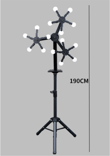 Five-Star Rotating Magnetic Metal Windmill Shooting Target