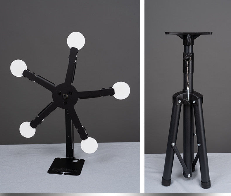 Five-Star Rotating Magnetic Metal Windmill Shooting Target