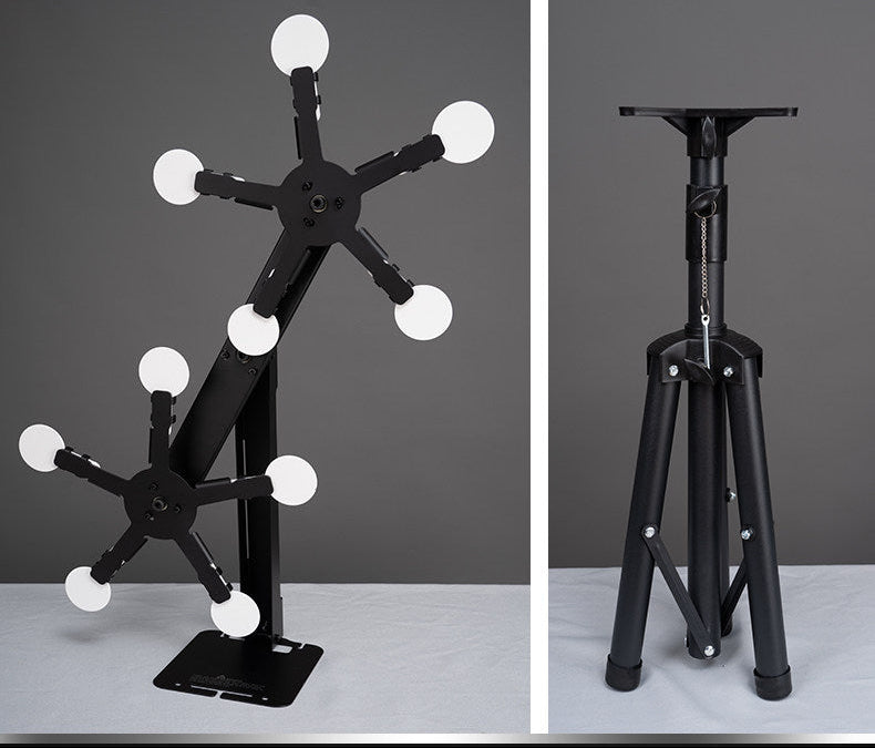 Five-Star Rotating Magnetic Metal Windmill Shooting Target