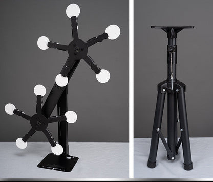 Five-Star Rotating Magnetic Metal Windmill Shooting Target