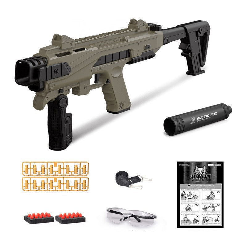 Arctic Fox Shell-Ejecting Carbine Nerf SMG