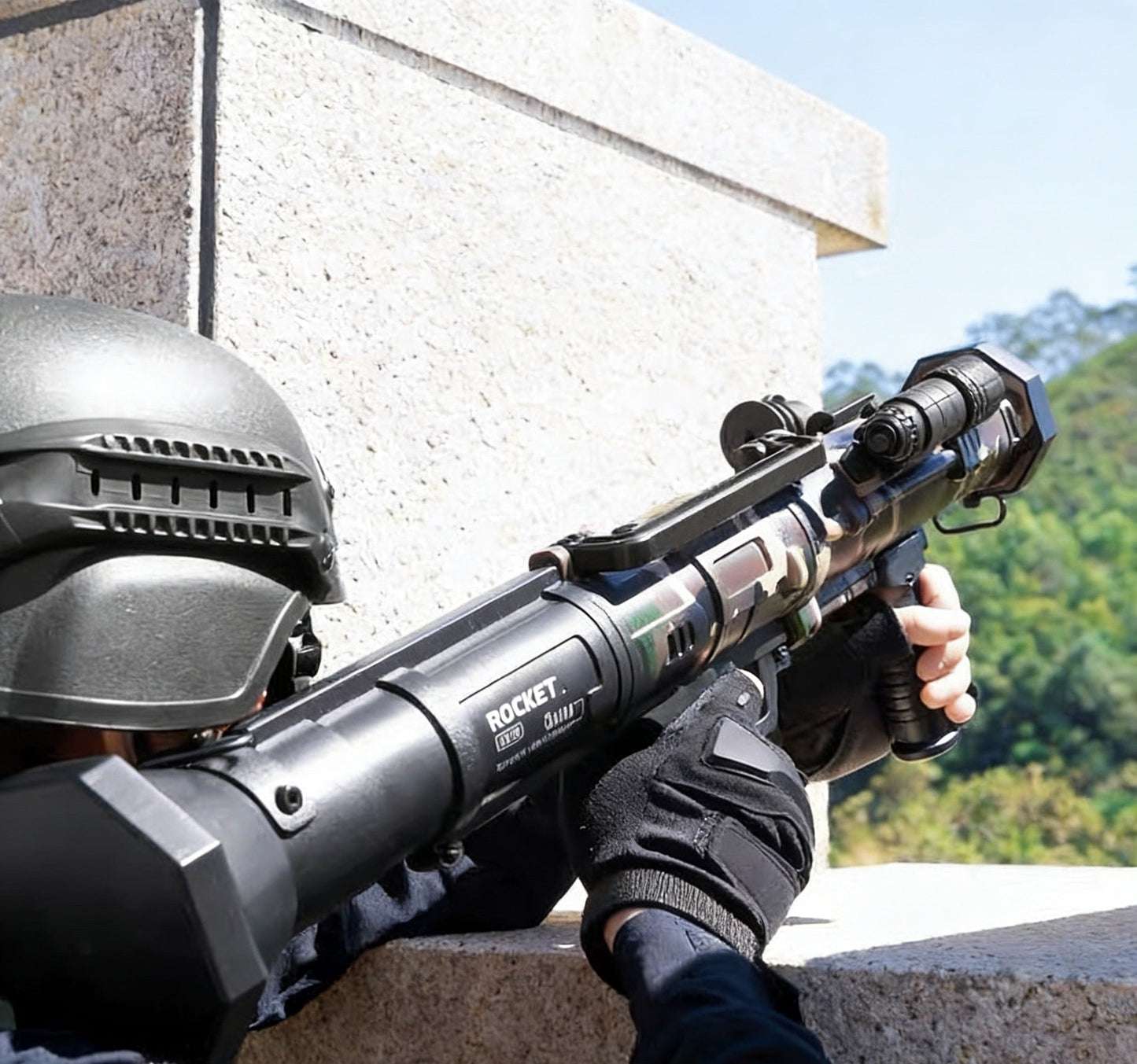 PRG Stinger Triple-Shot Nerf Rocket Launcher