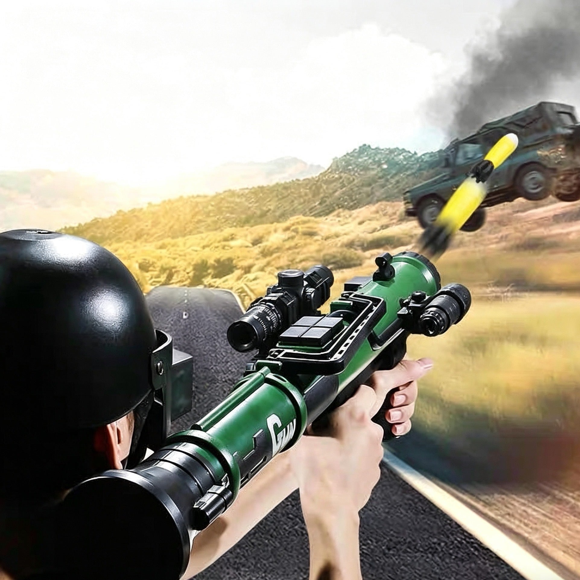 RPG Toy Gun Nerf Rocket Launcher