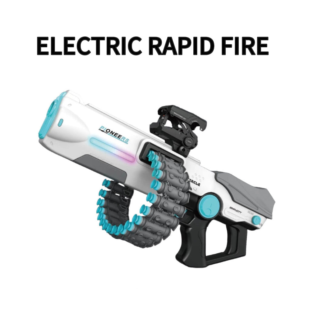 Electric Chain-Fed Rapid-Fire Nerf Gun